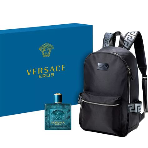 men's versace cologne with backpack|Versace backpack gift with purchase.